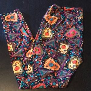 LuLaRoe TC leggings multi-colored